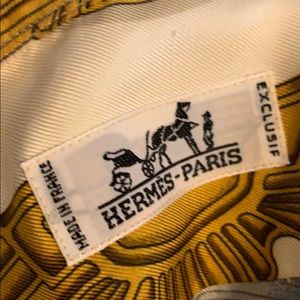 Authentic vintage Hermès silk shirt